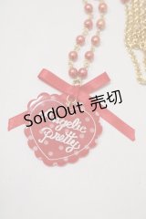 Angelic Pretty / DotスカラップHeartネックレス  レッド H-25-02-03-1080-AP-AC-NS-ZH