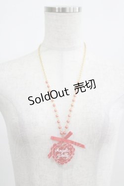 画像2: Angelic Pretty / DotスカラップHeartネックレス  レッド H-25-02-03-1080-AP-AC-NS-ZH