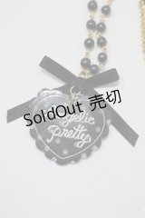 Angelic Pretty / DotスカラップHeartネックレス  ブラック H-25-02-03-1083-AP-AC-NS-ZH
