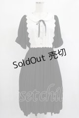 axes femme / シアーストライプワンピース M ブラック H-25-02-03-1010-AX-OP-NS-ZH