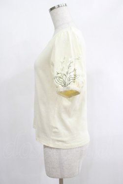 画像2: F&A / スズラン刺繍パフT Free IVORY H-25-02-03-054-LO-TO-NS-ZH