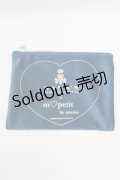 m petit by misako / NINA'Sコラボポーチ  ネイビー H-25-02-03-070-LO-ZA-NS-ZH