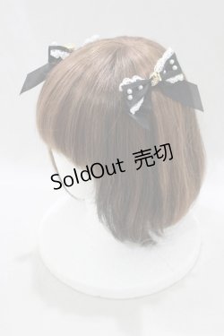 画像2: BABY,THE STARS SHINE BRIGHT / Princess Lacy Bouquet リボンコーム  ブラック H-25-02-03-077-BA-AC-NS-ZH