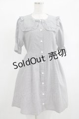 Ank Rouge / ハートボタンセーラーワンピース M ブラック H-25-02-03-022-CA-OP-NS-ZH