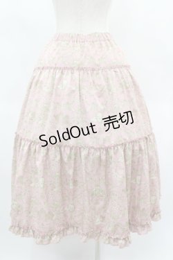画像2: m petit by misako / NINA'Sコラボスカート L ピンク/アイボリー　リバーシブル H-25-02-04-1035-LO-SK-NS-ZH