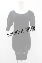 Melt the lady / ニットワンピース Free ブラック H-25-02-04-1040-PU-OP-NS-ZH