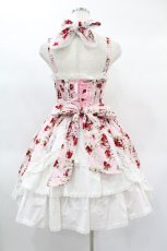 画像2: BABY,THE STARS SHINE BRIGHT / シュガーブーケ柄シャーリングプリンセスジャンパースカート Free ピンク H-25-02-04-1028-BA-OP-NS-ZH (2)