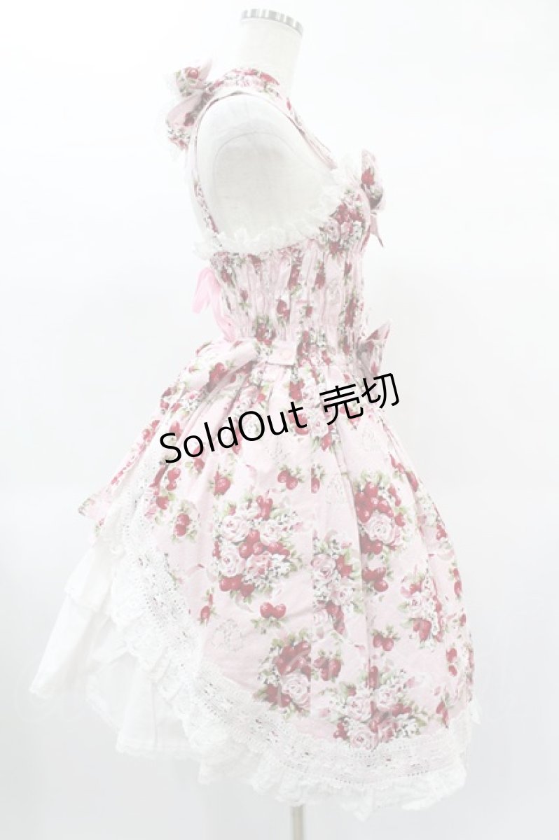 画像3: BABY,THE STARS SHINE BRIGHT / シュガーブーケ柄シャーリングプリンセスジャンパースカート Free ピンク H-25-02-04-1028-BA-OP-NS-ZH (3)