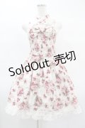 BABY,THE STARS SHINE BRIGHT / シュガーブーケ柄シャーリングプリンセスジャンパースカート Free オフ H-25-02-04-1029-BA-OP-NS-ZH