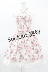 BABY,THE STARS SHINE BRIGHT / シュガーブーケ柄シャーリングプリンセスジャンパースカート Free オフ H-25-02-04-1029-BA-OP-NS-ZH