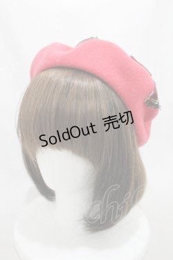 画像1: Shirley Temple / 音符ベレー帽 54cm アカ H-25-02-05-1007-ET-AC-KB-ZH