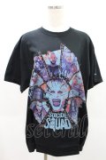 MILKBOY / SUICIDE SQUAD LOGO TEE L ブラック H-25-02-05-1017-MB-TO-KB-ZH