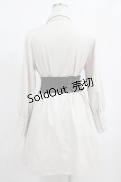 画像3: EATME / 2WAYコルセット付きシャツワンピース S アイボリー H-25-02-06-035-LO-OP-NS-ZH