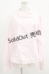 metamorphose / 【プラスサイズ】Little Nurse 長袖ブラウス プラスサイズ ピンク H-25-02-06-045-ME-BL-NS-ZH