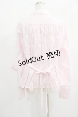 画像3: metamorphose / 【プラスサイズ】Little Nurse 長袖ブラウス プラスサイズ ピンク H-25-02-06-045-ME-BL-NS-ZH