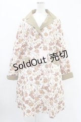 metamorphose / 【プラスサイズ】ゴブラン風くまちゃんコートワンピース プラスザイズ オフ白 H-25-02-06-006-ME-OP-NS-ZH