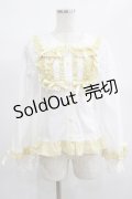 BABY,THE STARS SHINE BRIGHT / Mignonette Fleurie ブラウス Free オフ白/イエロー H-25-02-06-051-BA-BL-NS-ZH