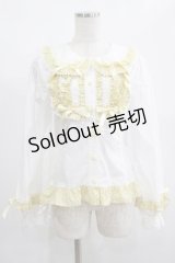 BABY,THE STARS SHINE BRIGHT / Mignonette Fleurie ブラウス Free オフ白/イエロー H-25-02-06-051-BA-BL-NS-ZH