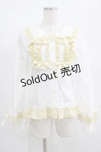 BABY,THE STARS SHINE BRIGHT / Mignonette Fleurie ブラウス Free オフ白/イエロー H-25-02-06-051-BA-BL-NS-ZH