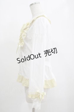 画像2: BABY,THE STARS SHINE BRIGHT / Mignonette Fleurie ブラウス Free オフ白/イエロー H-25-02-06-051-BA-BL-NS-ZH