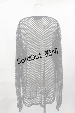 画像2: RNA / BIGメッシュロンT  黒 H-25-02-06-1004-PU-TO-KB-ZT231