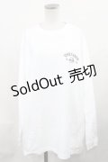 Candy Stripper / THE CANDY L/S TEE  ホワイト H-25-02-06-1006-PU-TO-KB-ZH