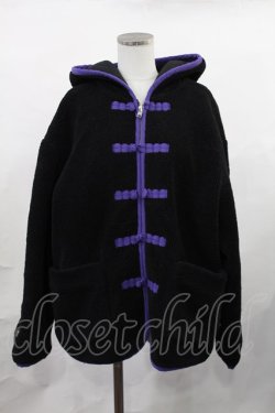 画像1: Candy Stripper / HUG HUG KOALA BOA CHINA JACKET  ブラック H-25-02-06-1011-PU-JA-KB-ZT-C042