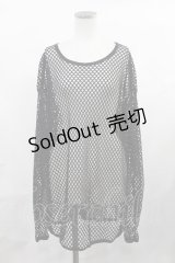 RNA / BIGメッシュロンT  黒 H-25-02-06-1004-PU-TO-KB-ZT231