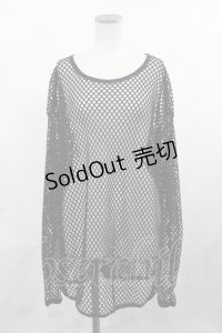 RNA / BIGメッシュロンT  黒 H-25-02-06-1004-PU-TO-KB-ZT231