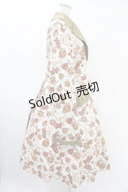 画像3: metamorphose / 【プラスサイズ】ゴブラン風くまちゃんコートワンピース プラスザイズ オフ白 H-25-02-06-006-ME-OP-NS-ZH