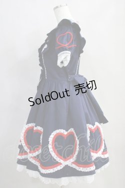 画像2: Angelic Pretty / ハートフルワンピース Free ネイビー H-25-02-06-008-AP-OP-NS-ZH