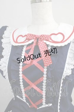画像4: Angelic Pretty / ハートフルワンピース Free ネイビー H-25-02-06-008-AP-OP-NS-ZH