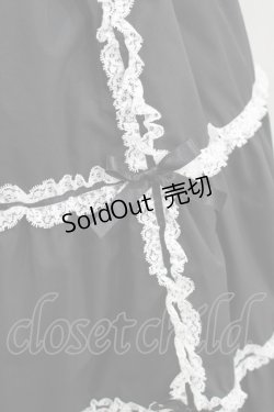 画像4: metamorphose / 【プラスサイズ】シャーリングティアードジャンパースカート プラスサイズ ブラック H-25-02-06-013-ME-OP-NS-ZH