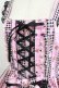 画像5: 【プラスサイズ】Happy Sewing Time /  フリルジャンパースカート+ヘッドドレスセット プラスサイズ ピンク黒系(Pink/Black) H-25-02-06-017-GO-OP-NS-ZH