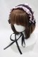 画像6: 【プラスサイズ】Happy Sewing Time /  フリルジャンパースカート+ヘッドドレスセット プラスサイズ ピンク黒系(Pink/Black) H-25-02-06-017-GO-OP-NS-ZH