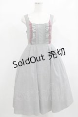Victorian maiden / ユニヴェルセルラッフルジャンパースカート Free 千鳥×ボルドー H-25-02-06-022-CL-OP-NS-ZH