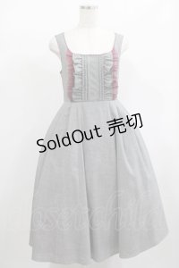 Victorian maiden / ユニヴェルセルラッフルジャンパースカート Free 千鳥×ボルドー H-25-02-06-022-CL-OP-NS-ZH