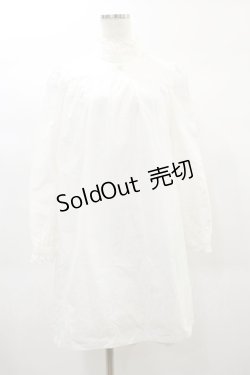 画像1: MILK / タブリエワンピース  ホワイト H-25-02-08-059-ML-OP-KB-ZH