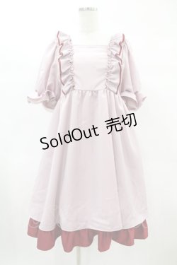 画像1: Maria pipi / SUMMER WATER DRESS free ピンク H-25-02-08-1044-EL-OP-NS-ZH