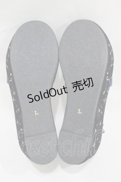 画像3: axes femme POETIQUE / 星座刺繍サンダル L ネイビー H-25-02-08-1007-AX-SH-NS-ZH