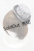 Victorian maiden / レジメンタルストライプミニハット  ファントムグレー H-25-02-08-1017-CL-AC-NS-ZH