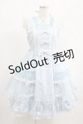 Angelic Pretty / Candyストライプリボンワンピース Free サックス H-25-02-09-001-AP-OP-NS-ZH