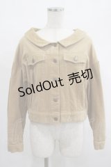 Fi.n.t / バックリボンオフショルGジャン Free BEIGE H-25-02-09-033-CA-JA-NS-ZH