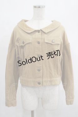 画像1: Fi.n.t / バックリボンオフショルGジャン Free BEIGE H-25-02-09-033-CA-JA-NS-ZH