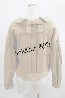 画像3: Fi.n.t / バックリボンオフショルGジャン Free BEIGE H-25-02-09-033-CA-JA-NS-ZH