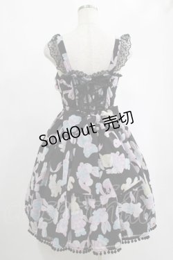 画像3: Angelic Pretty / Moco moco Bunnysジャンパースカート Free ブラック H-25-02-09-004-AP-OP-NS-ZH
