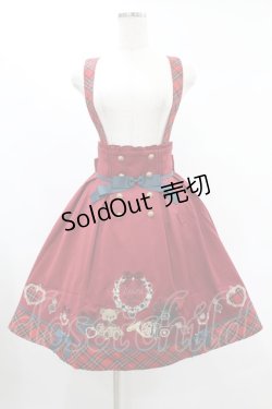 画像1: Amavel / Present Ribbonスカート Free レッド H-25-02-09-1017-CA-SK-NS-ZH