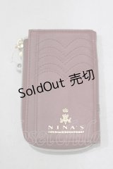 m petit by misako / NINA'Sコラボ フラグメントケース  ボルドー H-25-02-09-062-LO-ZA-NS-ZH