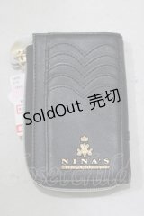 m petit by misako / NINA'Sコラボ フラグメントケース  ブラック H-25-02-09-063-LO-ZA-NS-ZH