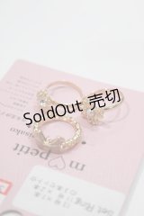 m petit by misako / AM3Pビジューリング 13号×1個/11号×2個 ゴールド H-25-02-09-075-LO-AC-NS-ZH